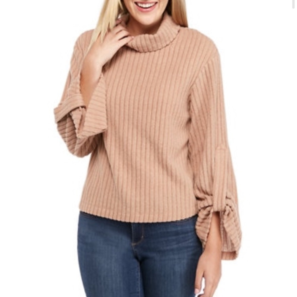 THE LIMITED Petite Rib Hacci Knit Turtleneck MP